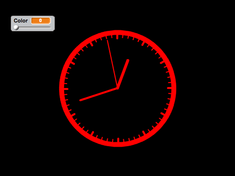 100% Pen Clock
