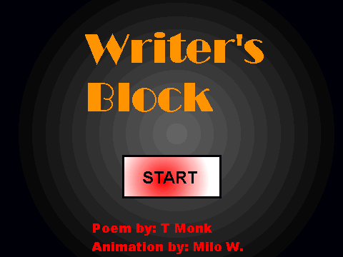 Writers block Poem Animation  (School)