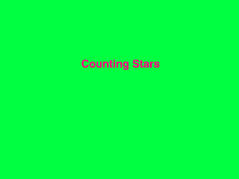 Counting Stars