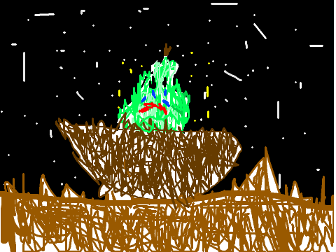  Sad Pear Scrible Art