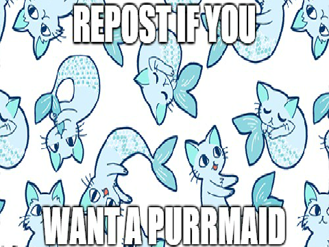 Repost If You Want A Purrmaid remix remix