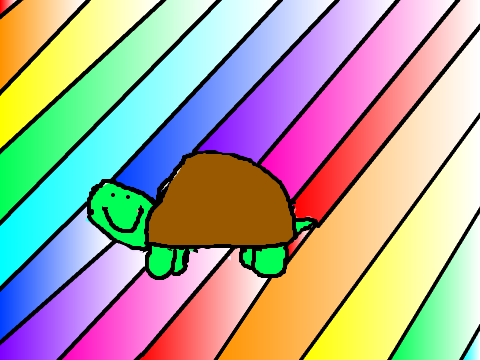 turtle walking