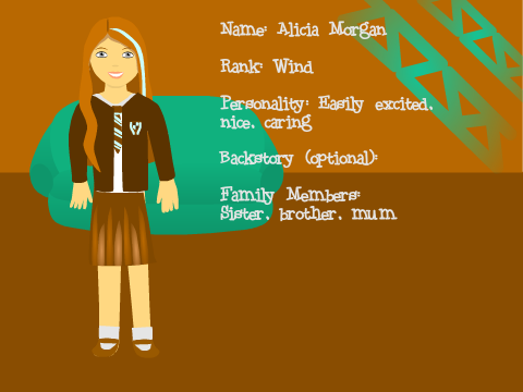 The Spectrum Background Character Competition - Alicia Morgan