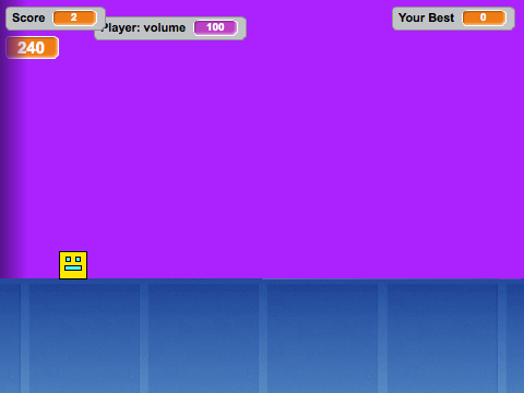 Geometry Dash v1.5 Only same Backgrounds