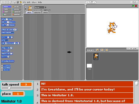 Minitutor 1.0 - The Scratch Interface