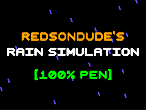 Rain Simulation [FIXED]