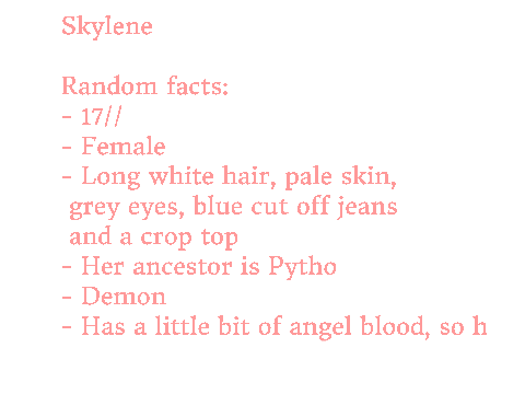 Skylene Slytherin(For studio)