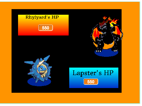 pokemon battle Rhyiyard VS Lapster