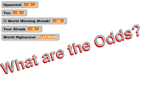 What are the Odds? (1 out of 5)