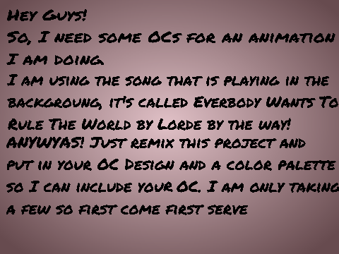 NEED OCS