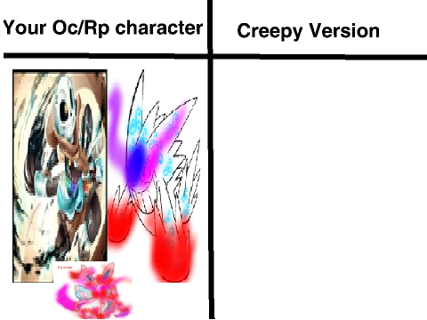 I'll make ur oc/rp character CREEPY remix