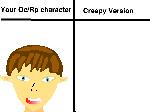 I'll make ur oc/rp character CREEPY remix