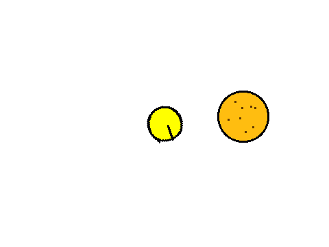 Pac Man goes mad for giant cookies
