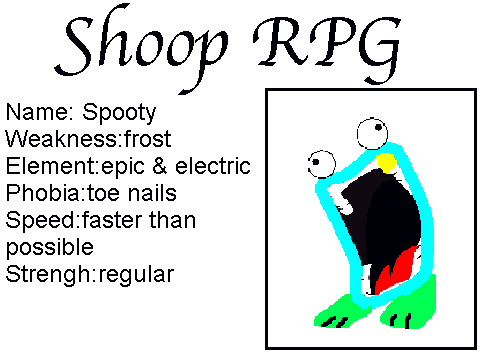 Shoop RPG character maker!