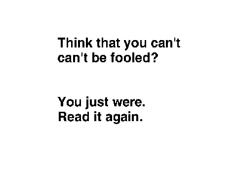 Foolproof Test