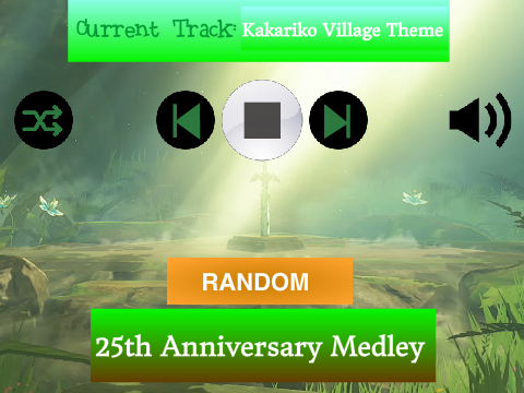 The Legend of Zelda Music Player