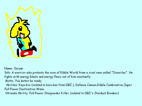 My ribble: Saiyan