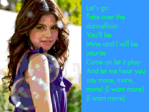 Selena Gomez's More-Lyrics