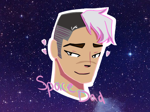Art- Voltron - Shiro ❤︎Space Dad❤︎