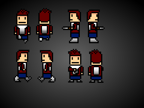 Boy Character - Sprites [Armor 1]