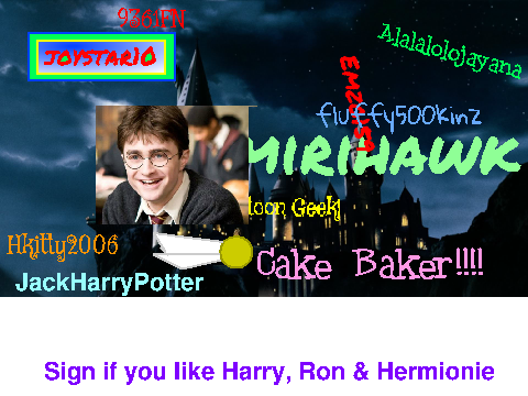 Sign if you like Harry, Ron and Hermionie! remix remix remix remix remix remix remix remix remix