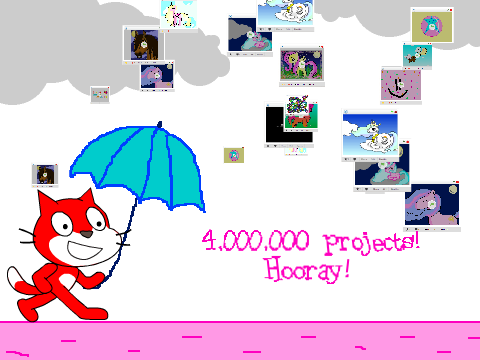 4,000,000 projects! It's raining projects!!!! 