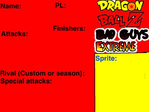 Dragon Ball Z Bad Guys Extreme Season 2 sign-up