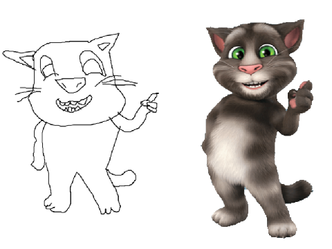 terrible paint.net drawings of random charaters