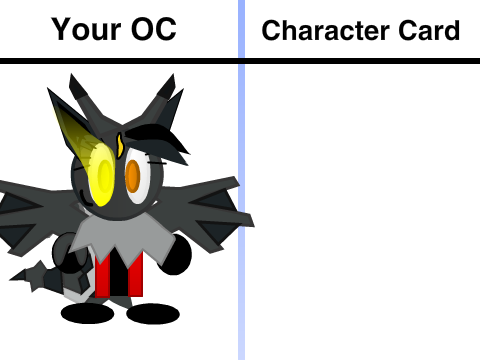 Give me your OC and i'll make it character card remix