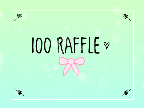 ♡ 100 ʀᴀғғʟᴇ ♡