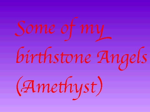 My Birthstone angels