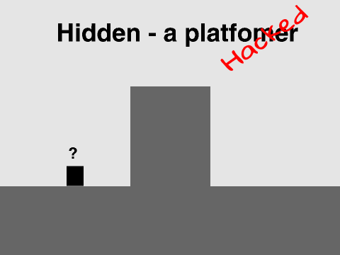 Hidden - a platformer [Hacked]