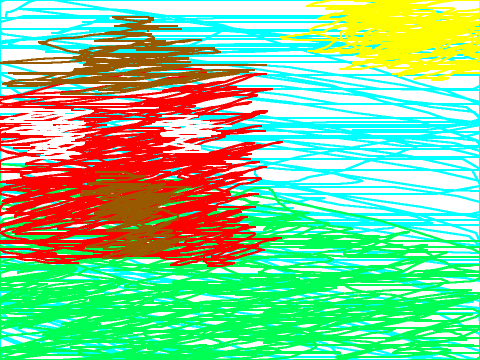 my scribble art house