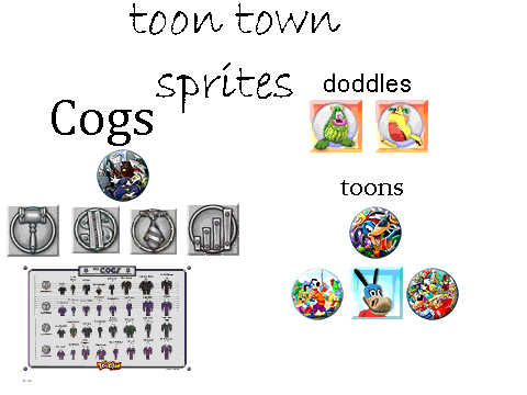 Toon town sprites