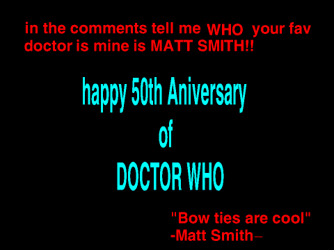 thw final hour of the doctor(doctor who50th speical)
