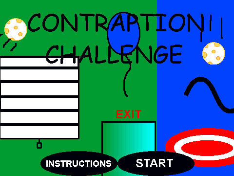 Contraption Challenge- Menu