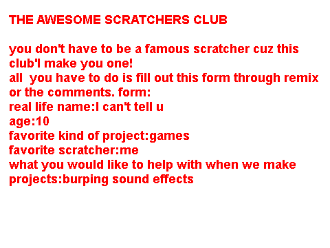 the awesome scratchers club