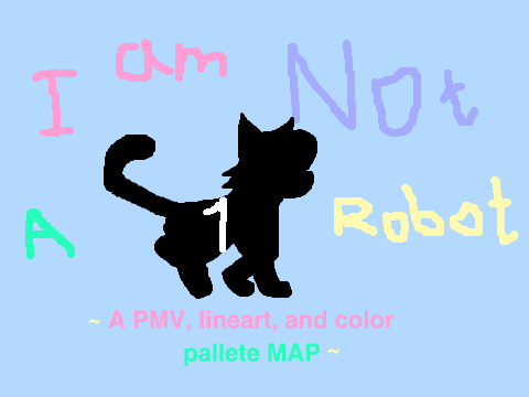 FULL(13/13)~I am Not a Robot~ OC lineart PMV MAP