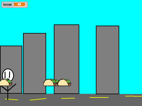 its rainig tacos mini game