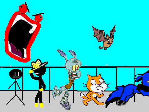 add your self running from shoop da whoop!
