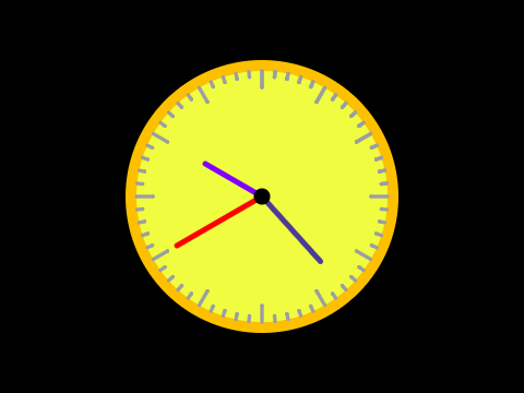 100% Pen Clock (Gold)