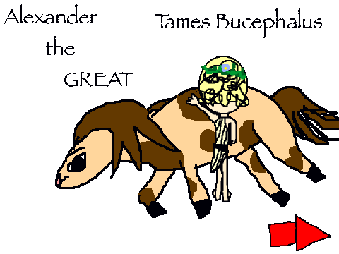 Alexander the Great Tames Bucephalus