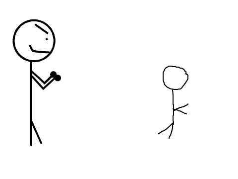 The Brlrlrlrlrlrlm Character (being punched) 