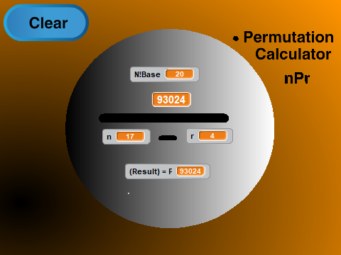 Permutation Calculator