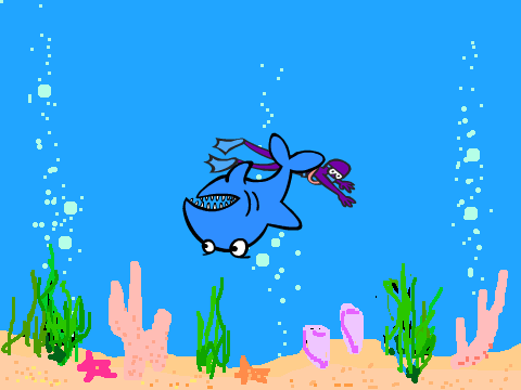 shark swim!