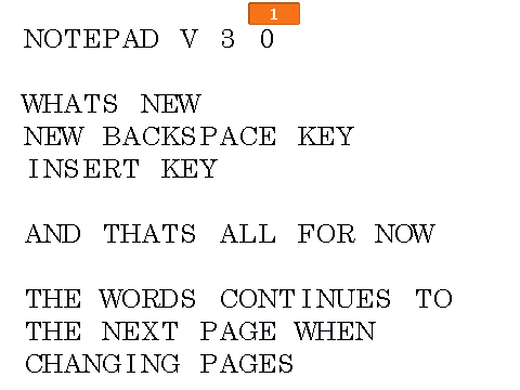Notepad v.3.0