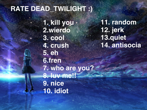 Rate Me!! (because i can, dont judge)