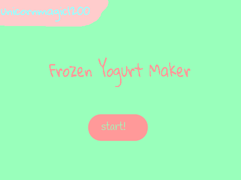 Frozen Yogurt Maker WORK IN PROGRESS