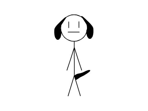 Animation can-can dog :)