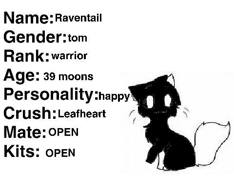 Sign-Up Sheets for MeadowClan! remix